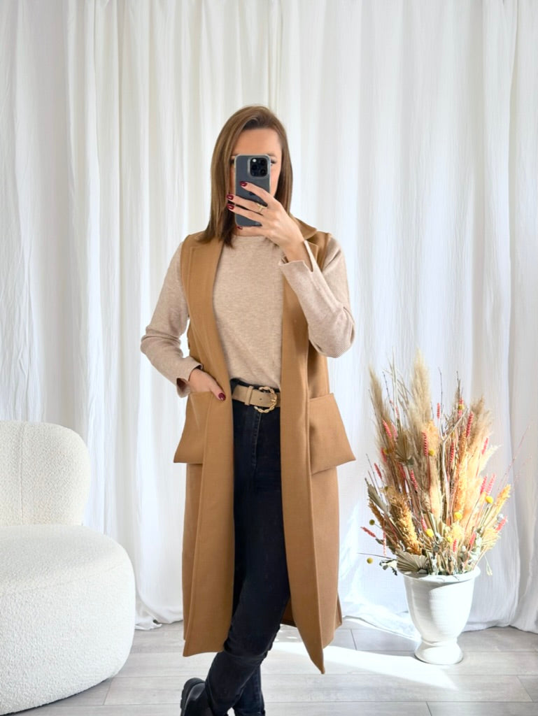 Nolwenn Coat Camel